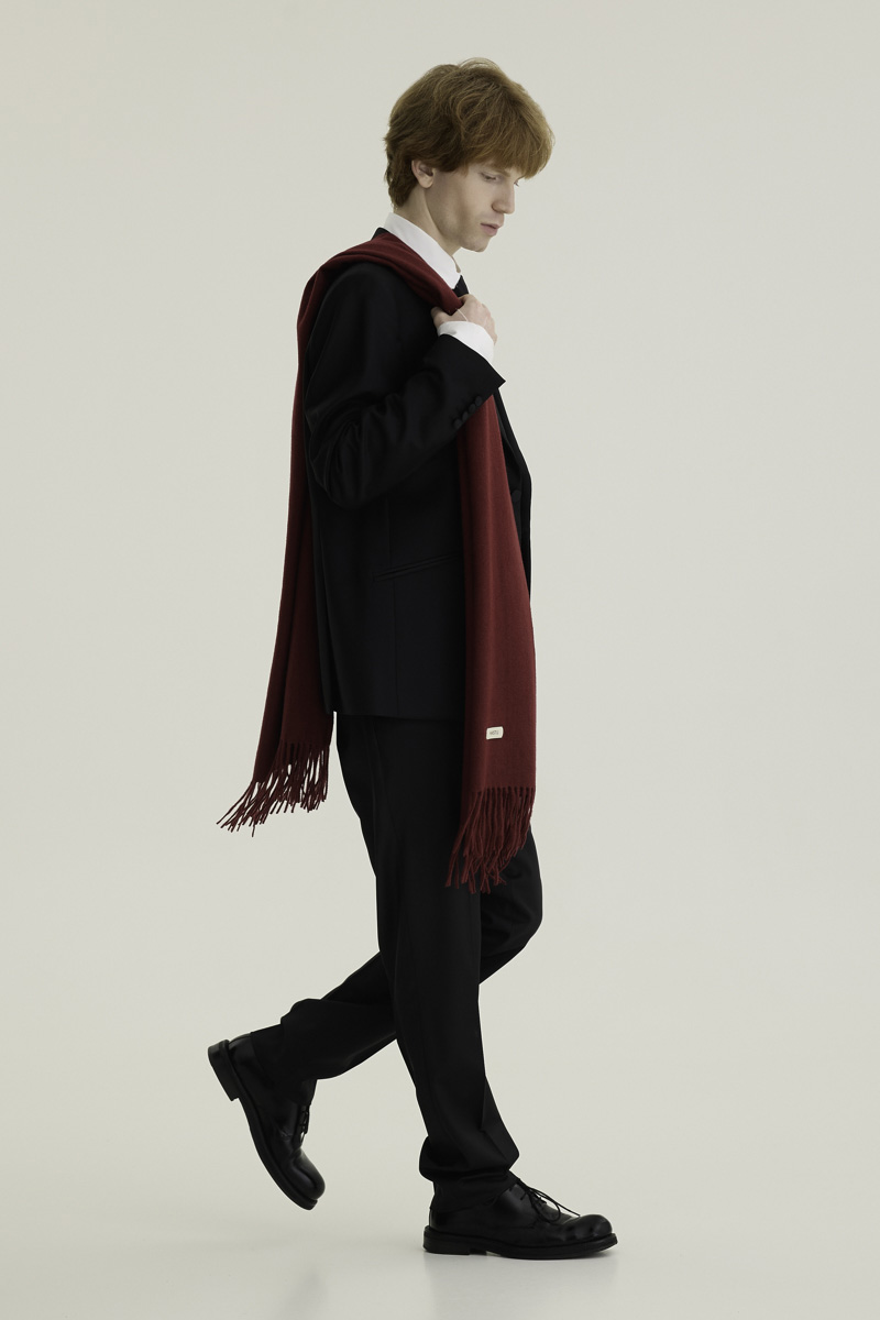 Borgo Cashmere ScarfBURGUNDY